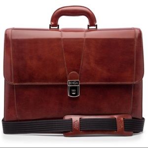 Bosca Double Gusset Briefcase
